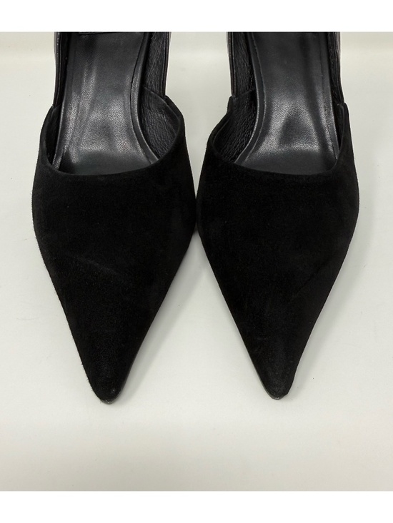 New Jeffrey Campbell Volturi Pump Black Suede Combo Sz 7 - Picture 7 of 12